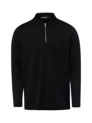 KARL LAGERFELD koszulka polo z długim rękawem Mężczyźni Bawełna czarny, XXL. Czarne koszulki męskie z długim rękawem Karl Lagerfeld, m, z bawełny. Za 699.95 zł.