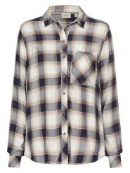 Camel Active Koszula w kolorze beżowo-granatowym rozmiar: S. Brązowe koszule damskie Camel Active, s, bez wzorów, z wiskozy, bez kołnierzyka, bez ramiączek. Za 224.95 zł.