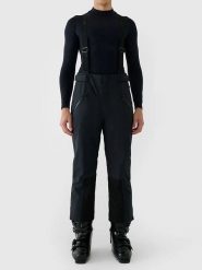 4F Spodnie narciarskie w kolorze czarnym rozmiar: S. Czarne spodnie materiałowe męskie 4f, bez wzorów. Za 564.31 zł.