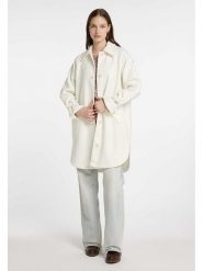 Schmuddelwedda Płaszcz przejściowy w kolorze kremowym rozmiar: XS. Brązowe płaszcze damskie Schmuddelwedda, xs, bez wzorów. Za 152.62 zł.