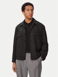 HUGO Kurtka koszulowa Juliano243F1 50555258 Czarny Regular Fit. Czarne kurtki męskie Hugo, m, bez wzorów, z syntetyku, bez kaptura. Za 1,152.99 zł.