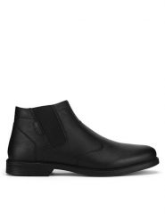 Lasocki Botki DARICK-07 MI08 Czarny. Czarne buty zimowe męskie Lasocki, ze skóry, bez zapięcia. Za 229.99 zł.