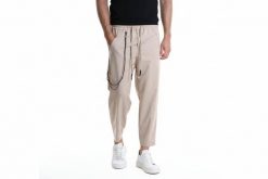 Xagon Spodnie | P26032 ZXAG92 | Mężczyzna | Beżowy. Brązowe spodnie materiałowe męskie Xagon, z aplikacjami, z elastanu, biznesowe. W wyprzedaży za 399.00 zł.