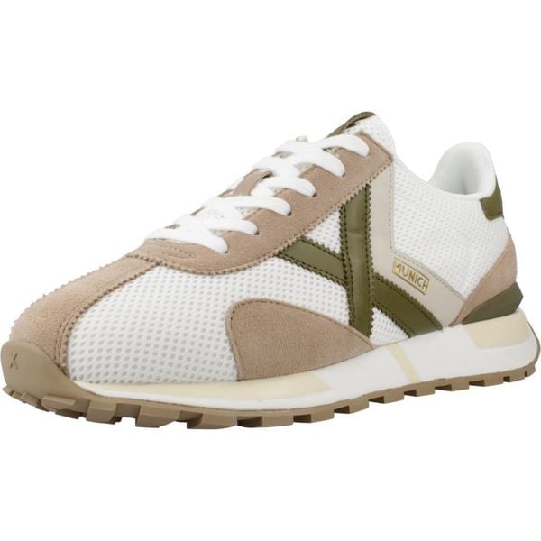 Buty MUNICH SAPPORO Biały. Białe buty trekkingowe męskie munich, ze skóry, bez zapięcia, trekkingowe. Za 380.99 zł.