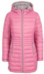 Trespass Mavis – damska, dwustronna kurtka puchowa Rose. Czerwone kurtki damskie 2117 OF SWEDEN, l, bez wzorów, z materiału, bez kaptura. Za 273.00 zł.