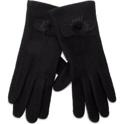 Rękawiczki ACCCESSORIES 1W6-006-AW18. Czarne rękawiczki damskie ACCCESSORIES, bez wzorów, z poliamidu. W wyprzedaży za 19.99 zł.