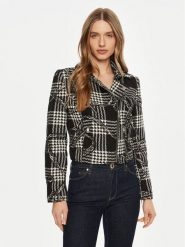 Guess Płaszcz przejściowy W5RL29 WGWG0 Czarny Regular Fit. Czarne płaszcze damskie Guess, m, z aplikacjami, z syntetyku. Za 449.99 zł.