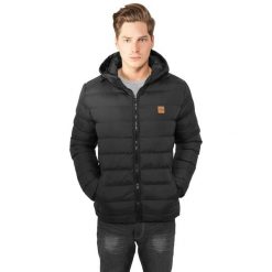 Parka Urban Classic basic bubble. Czarne parki męskie Urban Classics, na zimę, m, bez wzorów, z puchu. Za 279.00 zł.