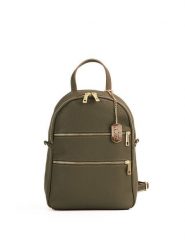 Anna Morellini Skórzany plecak "Zeolla" w kolorze oliwkowym - 22 x 29 x 11 cm rozmiar: onesize. Zielone plecaki damskie Anna Morellini, bez wzorów, z materiału. Za 260.99 zł.