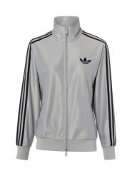 Adidas Originals bluza z kapturem Kobiety Sztuczne włókno szary, XS. Szare bluzy sportowe damskie adidas Originals, xs, bez wzorów, z włókna, bez ramiączek, z kapturem. Za 399.95 zł.