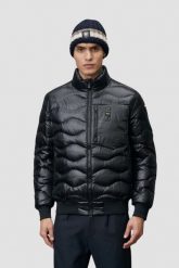 BLAUER Czarna kurtka męska Daniel Short Jackets, Rozmiar L. Czarne kurtki męskie Blauer USA, l, bez wzorów, z poliamidu, bez kaptura. W wyprzedaży za 1,299.99 zł.
