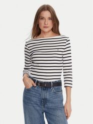 Tommy Hilfiger Bluzka WW0WW40589 Biały Regular Fit. Białe bluzki damskie Tommy Hilfiger, s, bez wzorów, z bawełny, bez ramiączek. Za 259.99 zł.