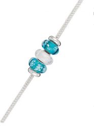 CHARM'S Srebrna bransoletka z charmsami rozmiar: onesize. Szare bransoletki damskie CHARM'S, srebrne. Za 250.35 zł.