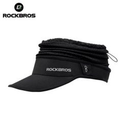 Czapka przeciwsłoneczna na lato ROCKBROS. Czarne czapki męskie ROCKBROS, na lato, bez wzorów, z bawełny. Za 63.60 zł.
