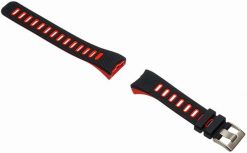 Pasek do Garett Fit 23 GPS Czarno-Czerwony - Garett. Czarne paski męskie GARETT, bez wzorów. Za 49.00 zł.