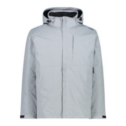 Kurtka z kapturem 3 w 1 CMP. Czarne kurtki męskie CMP, bez wzorów, sportowe, z kapturem. Za 631.40 zł.