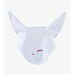 Czapka z muchą dla koni Premier Equine Atlas. Białe czapki męskie PREMIER EQUINE, bez wzorów, z materiału, eleganckie. Za 251.00 zł.
