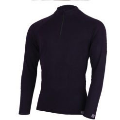 Koszulka termoaktywna merino dla mężczyzn AZAR. Czarne bielizna termoaktywna męska LASTING, m, bez wzorów, z materiału. Za 582.35 zł.