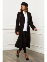 Le Comptoir du Manteau Płaszcz przejściowy w kolorze czarnym rozmiar: 40. Czarne płaszcze damskie Le Comptoir du Manteau, bez wzorów, z tkaniny, klasyczne. Za 109.78 zł.