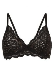 SKINY biustonosz Kobiety czarny, 75A. Czarne biustonosze Skiny, bez wzorów, z koronki. Za 199.95 zł.
