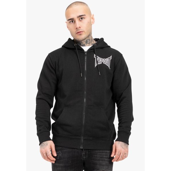 Rozpinana bluza z kapturem, regularny krój Tapout Octagon. Białe bluzy z kapturem męskie TAPOUT, l, z bawełny. Za 294.00 zł.