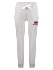 Geographical Norway Spodnie dresowe "Max" w kolorze szarym rozmiar: M. Szare spodnie dresowe damskie Geographical Norway, m, bez wzorów, z dresówki. Za 100.99 zł.