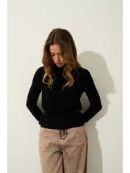 AUTHENTIC CASHMERE Kaszmirowy golf "Bise" w kolorze czarnym rozmiar: XXL. Czarne golfy damskie AUTHENTIC CASHMERE, xxl, bez wzorów, z kaszmiru, bez ramiączek. Za 392.52 zł.