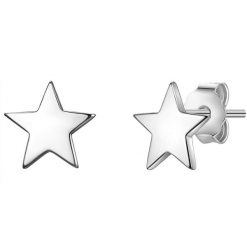 Glanzstücke München Srebrne kolczyki sztyfty Gwiazda srebro wysokiej próby żółte złoto Kolczyki 1 ct Damski. Szare kolczyki damskie Glanzstücke München, srebrne, na sztyftcie. Za 159.99 zł.