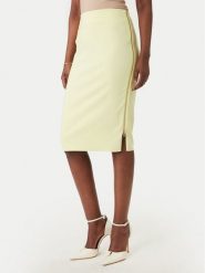 Rinascimento Spódnica ołówkowa CFC0127985003 Żółty Slim Fit. Żółte spódniczki damskie RINASCIMENTO, m, bez wzorów, z syntetyku, ołówkowe. Za 379.99 zł.