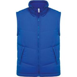 Kurtka puchowa bez rękawów Kariban Doublé Polaire. Niebieskie kurtki męskie KARIBAN, m, bez wzorów, z puchu, bez kaptura. Za 213.50 zł.