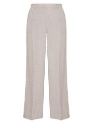 MOSS COPENHAGEN Spodnie "Pennie" w kolorze beżowym rozmiar: XS. Brązowe spodnie materiałowe damskie MOSS COPENHAGEN, bez wzorów, z materiału, z podwyższonym stanem. Za 148.96 zł.