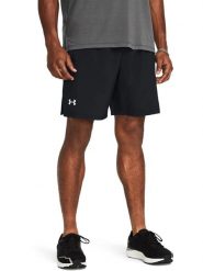 Under Armour Szorty "Launch" w kolorze czarnym do biegania rozmiar: M. Czarne szorty męskie Under Armour, z materiału, bez kołnierzyka. Za 113.95 zł.