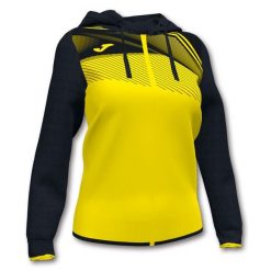 Kurtka do piłki nożnej damska Joma Supernova II z kapturem. Czarne kurtki damskie Joma, xs, bez wzorów, z kapturem. Za 187.99 zł.