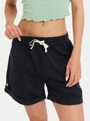 Roxy Szorty materiałowe Sweetest Day ERJNS03588 Czarny Regular Fit. Czarne szorty damskie Roxy, bez wzorów, z bawełny. Za 189.99 zł.