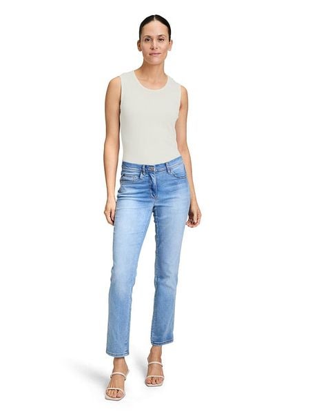 Betty Barclay Top w kolorze kremowym rozmiar: 44. Brązowe topy damskie Betty Barclay, bez wzorów, bez kołnierzyka. Za 55.95 zł.