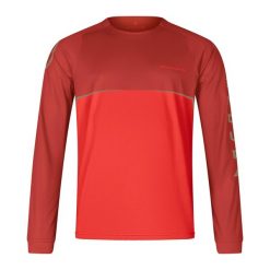 Koszulka z długim rękawem z nadrukiem Endura Core. Czerwone koszulki męskie z długim rękawem ENDURA, l, z jersey. Za 219.99 zł.