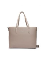 Valentino Torebka Zero VBS7B301 Beżowy. Brązowe torebki klasyczne damskie Valentino, bez wzorów, ze skóry, bez dodatków. Za 329.99 zł.