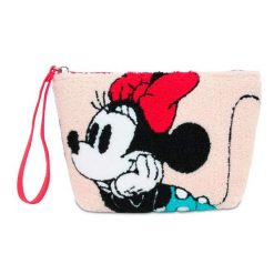Damska torba na przybory toaletowe Cerda Minnie. Brązowe torebki klasyczne damskie MINI MOUSE, bez wzorów, z materiału, z nadrukiem, bez dodatków. Za 80.10 zł.