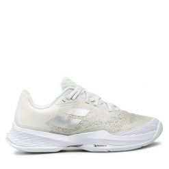 Buty do tenisa Babolat. Szare buty sportowe na co dzień damskie BABOLAT, bez wzorów, tenisowe. Za 369.99 zł.