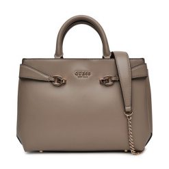 Torebka Guess. Brązowe torebki klasyczne damskie Guess, z aplikacjami, bez dodatków. Za 339.99 zł.