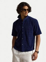 Polo Ralph Lauren Koszula 710B19621001 Granatowy Regular Fit. Niebieskie koszule męskie Polo Ralph Lauren, m, bez wzorów, z bawełny, bez kołnierzyka, bez ramiączek. Za 859.99 zł.