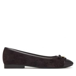 Baleriny MICHAEL Michael Kors. Brązowe baleriny damskie MICHAEL Michael Kors, bez wzorów, bez obcasa. Za 609.99 zł.