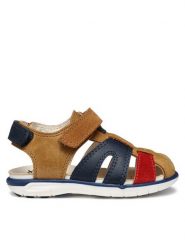 Geox Sandały B Sandal Delhi B354LA 0CL22 C6146 M Brązowy. Brązowe sandały chłopięce Geox, ze skóry, bez zapięcia. Za 149.99 zł.