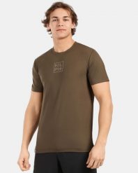 Męska koszulka outdoorowa Kilpi LISMAIN-M. Zielone t-shirty sportowe męskie Kilpi, l, bez ramiączek, trekkingowe. Za 153.53 zł.
