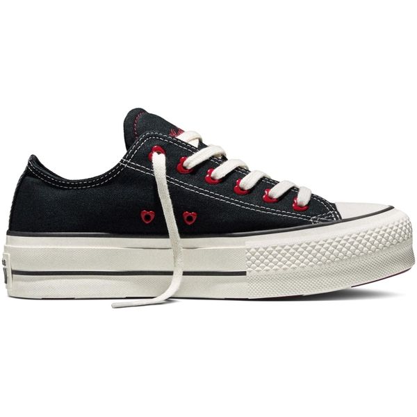 Buty sportowe Converse Chuck Taylor All Star Lift. Czarne buty sportowe na co dzień damskie Converse, z materiału, bez zapięcia. Za 385.75 zł.