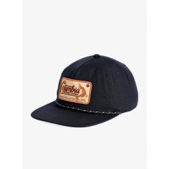 Czapka z daszkiem Columbia Ratchet Strap Snap Back - black/west fish. Czarne czapki męskie Columbia, bez wzorów, sportowe. Za 92.99 zł.