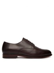 Polo Ralph Lauren Półbuty Owen Captoe 811P15885002 Brązowy ciemny. Brązowe buty wizytowe męskie Polo Ralph Lauren, ze skóry, bez zapięcia. Za 989.99 zł.