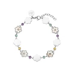 Purelei Purelei Bransoletka Flowering Bransoletki 1 ct Damski. Białe bransoletki damskie Purelei, srebrne. Za 143.49 zł.