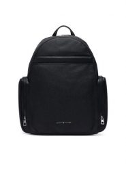 Tommy Hilfiger Plecak Th Business Leather Backpack AM0AM14684 Czarny. Czarne plecaki męskie Tommy Hilfiger, bez wzorów, ze skóry. Za 1,399.00 zł.