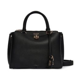 Torebka Guess. Czarne torebki klasyczne damskie Guess, z aplikacjami, bez dodatków. Za 749.99 zł.
